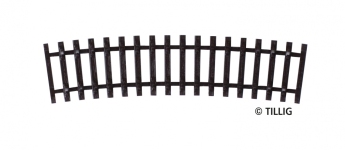 TILLIG 83007 - TT Schwellenband gebogen R 22 - R 353 mm/15°